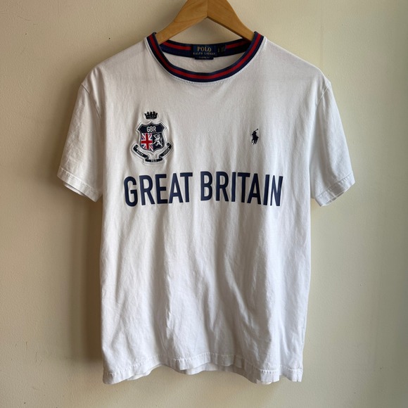 Polo Ralph Lauren Other - Polo Ralph Lauren Great Britain GBR Crest T-Shirt White Small Good